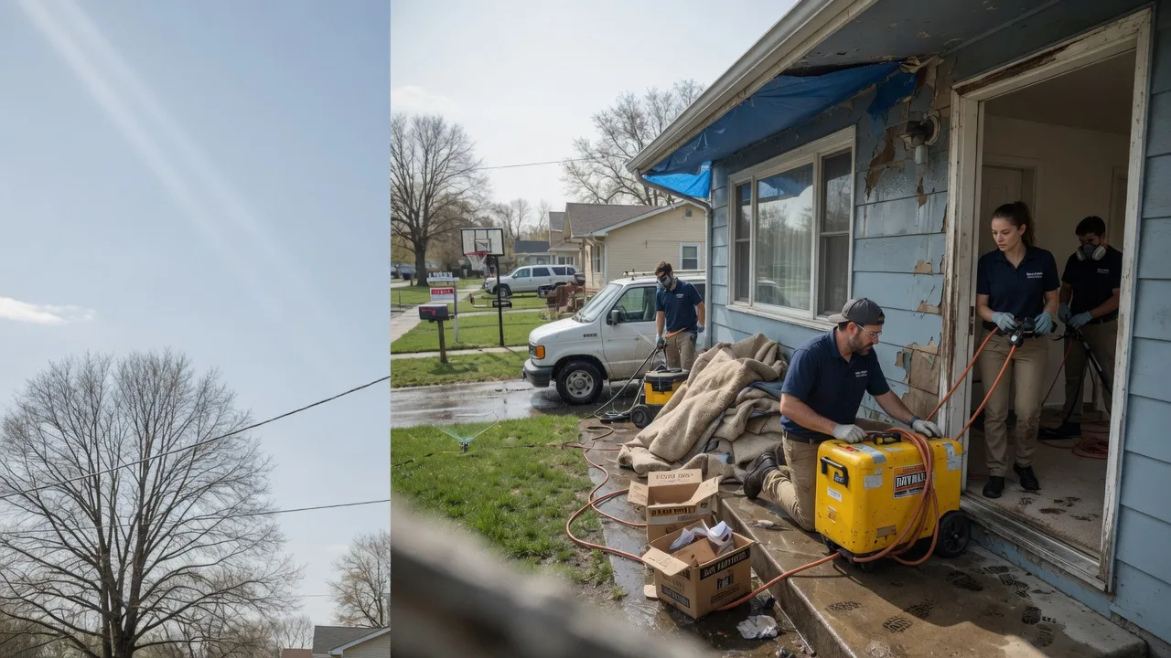 Basement Flood Cleanup in Marienthal, KS near me
